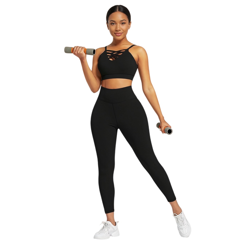 Yoga Fitness Usa - 3 Set Pakaian Yoga Wanita -