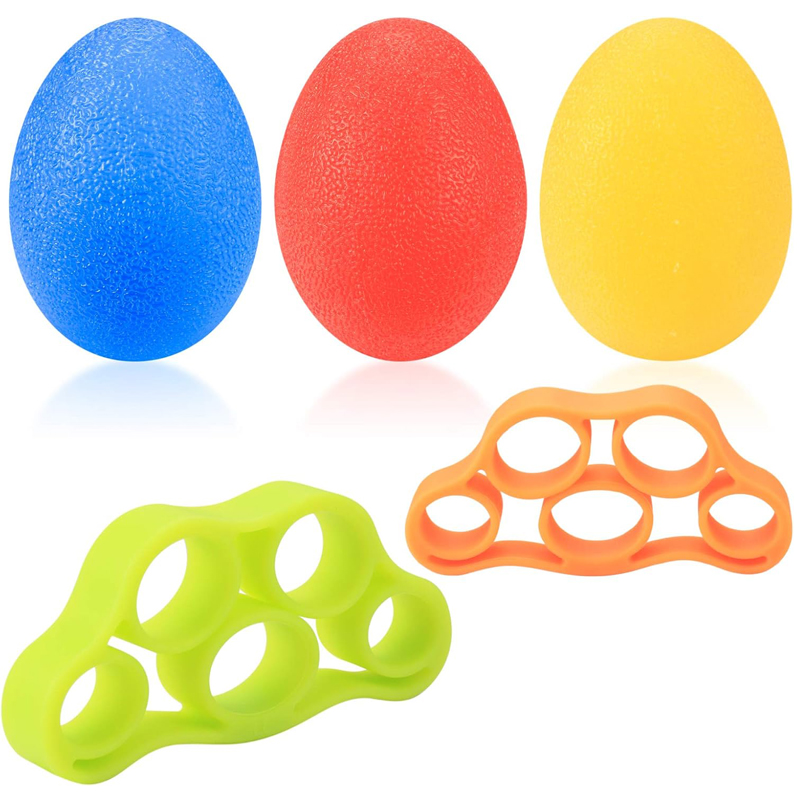 Grip Strengthener Hand - 3PCS Bola Genggam Terapi Tangan Pereda