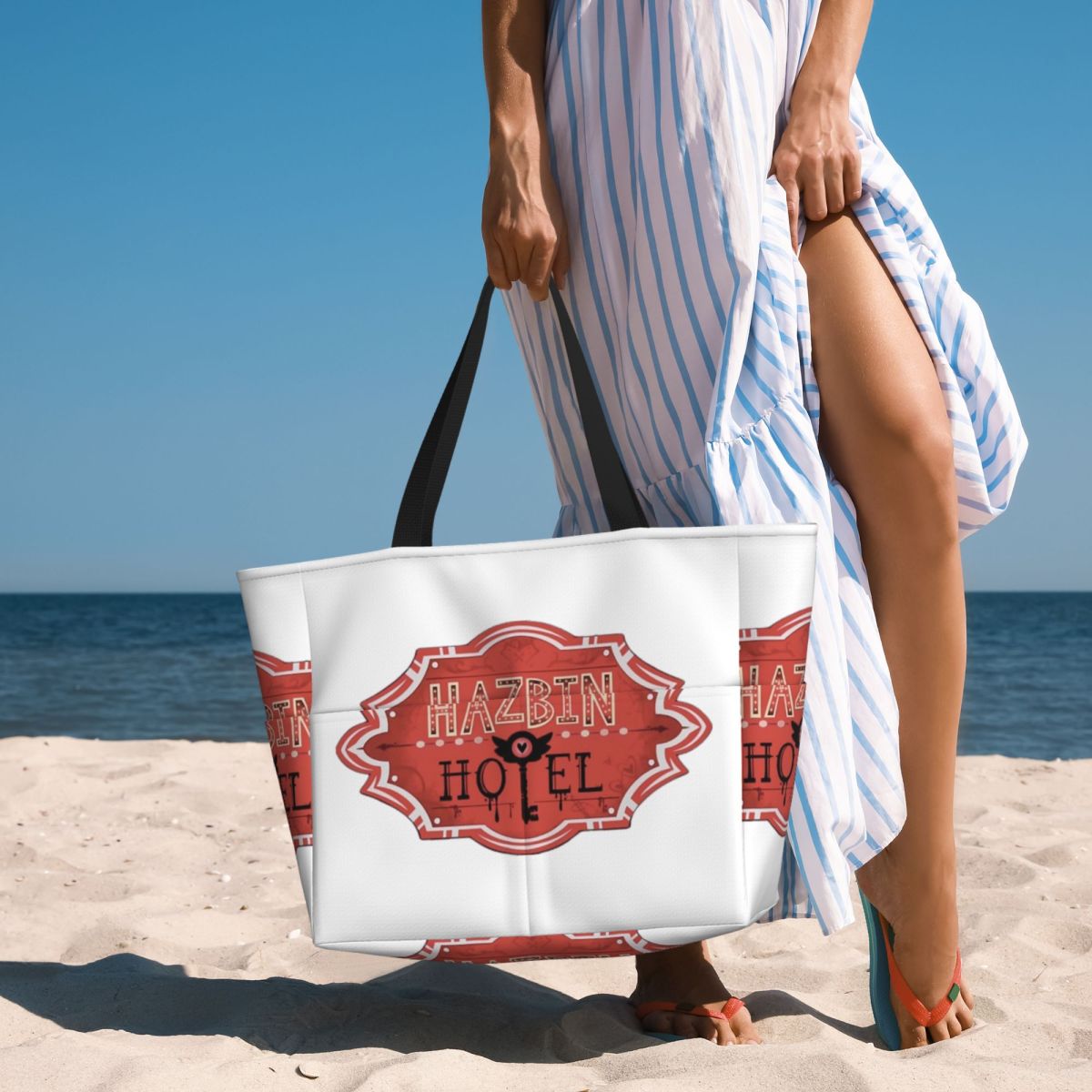Yoga Fitness Hotel - Hazbin Hotel Alastor Vox Tas Tote