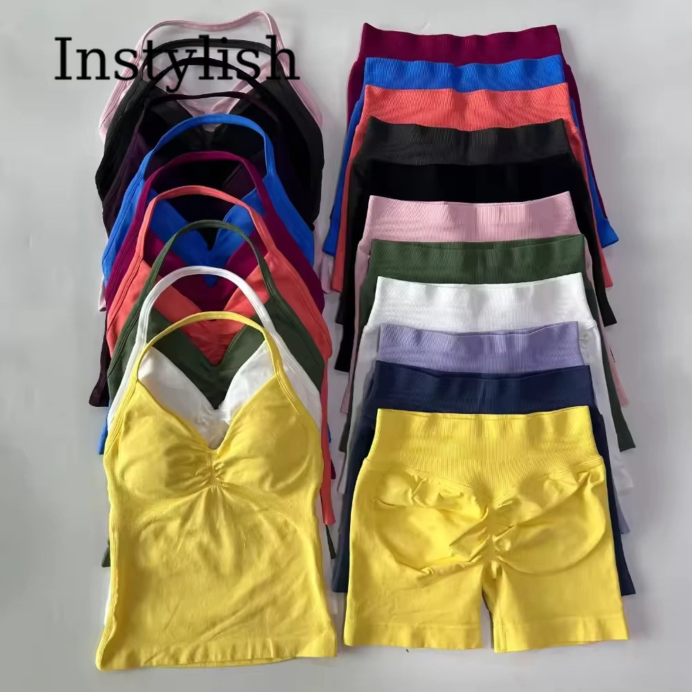 Yoga Fitness Usa - Set Yoga Wanita 2 Potong Tanpa