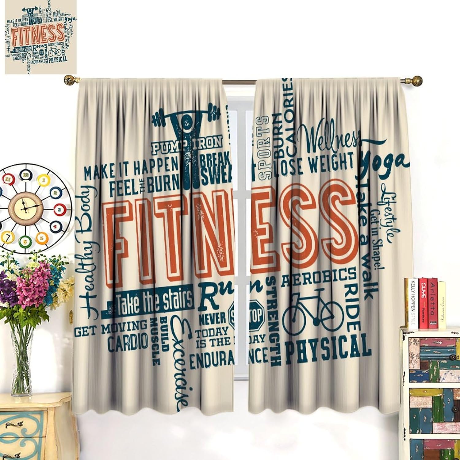 Spanduk Tirai Motivasi Latihan - Yoga Fitness Hotel ulasan dan harga