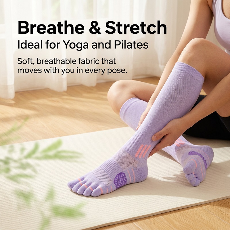 1/6 Pasang Kaus Kaki Panjang W - Yoga Fitness Usa ulasan dan harga