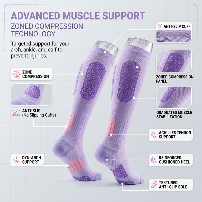 1/6 Pasang Kaus Kaki Panjang W - Yoga Fitness Usa ulasan dan harga