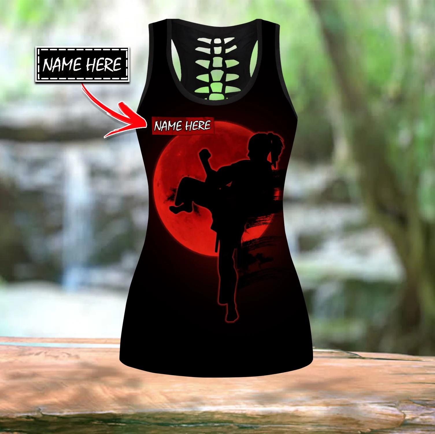 Sesuaikan Nama Karate 3D Dicet - Yoga Fitness Name ulasan dan harga