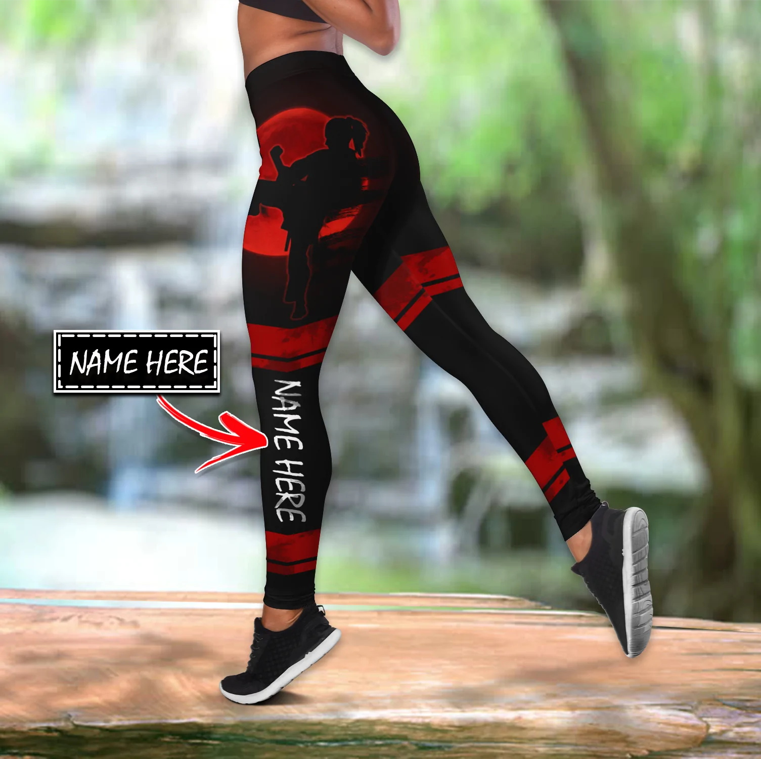 Sesuaikan Nama Karate 3D Dicet - Yoga Fitness Name ulasan dan harga