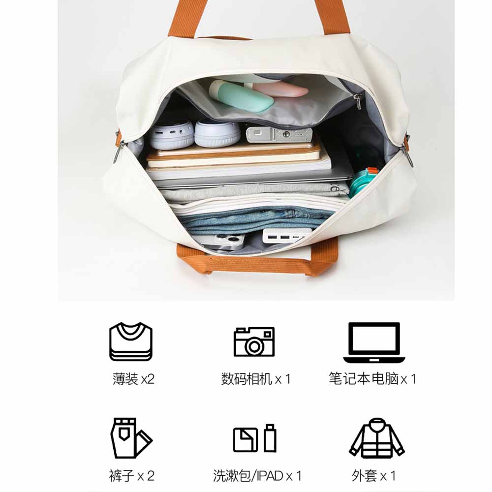 Tas Perjalanan Genggam Bordir  - Yoga Fitness Name ulasan dan harga