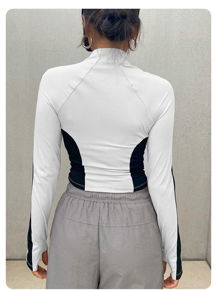 Jaket Yoga Kerah Tinggi untuk  - Yoga Fitness Usa ulasan dan harga