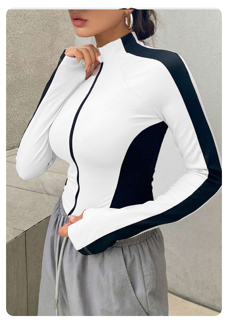 Jaket Yoga Kerah Tinggi untuk  - Yoga Fitness Usa ulasan dan harga