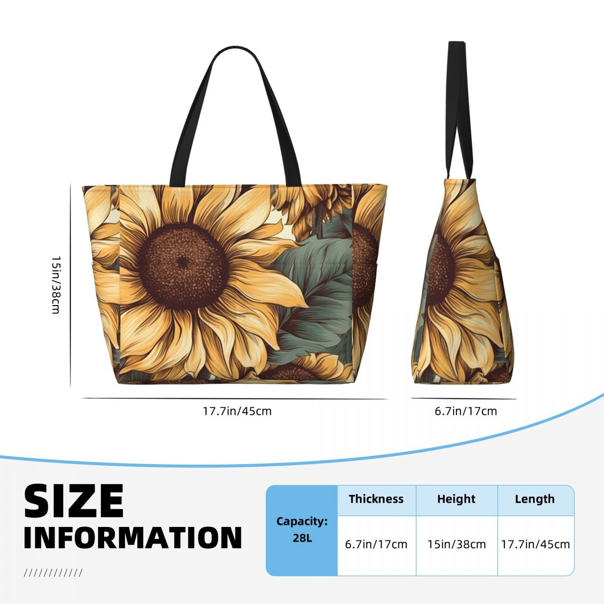 Tas Tote Pantai Gambar Botani  - Yoga Fitness Drawing ulasan dan harga