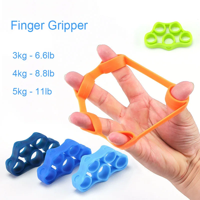 Hand Gripper Silikon Finger Ex - Grip Strengthener Hand ulasan dan harga
