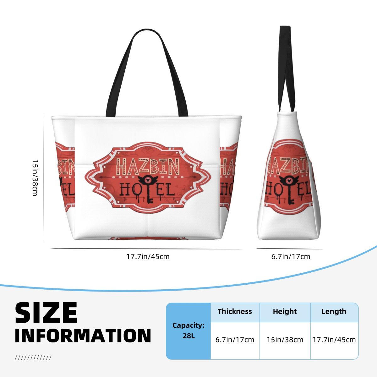 Hazbin Hotel Alastor Vox Tas T - Yoga Fitness Hotel ulasan dan harga