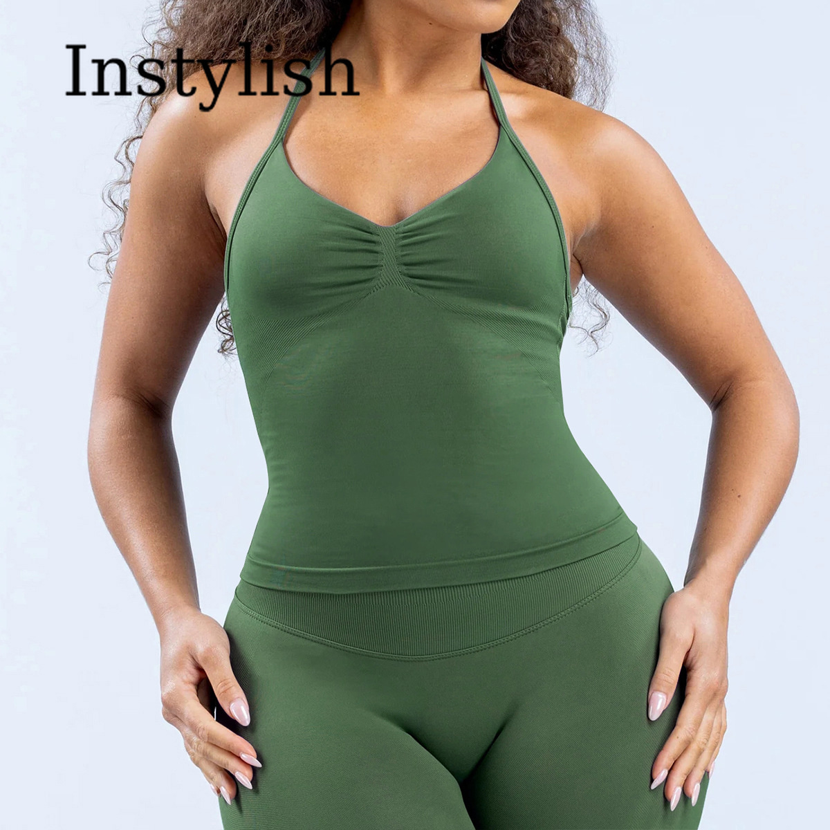 Set Yoga Wanita 2 Potong Tanpa - Yoga Fitness Usa ulasan dan harga